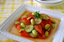 お豆とトマトのさっぱりマリネ